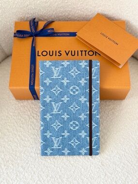 ✨NEW✨Louis Vuitton 2026 Denim Monogram Jane Notebook MM